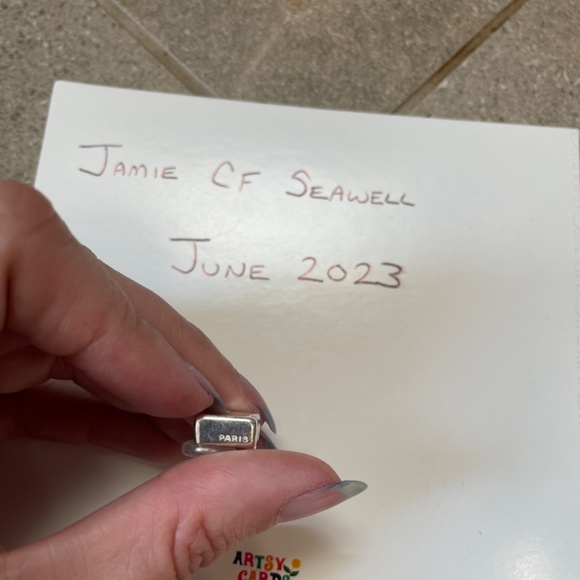 Chanel sterling silver clip ons - Picture 2 of 4